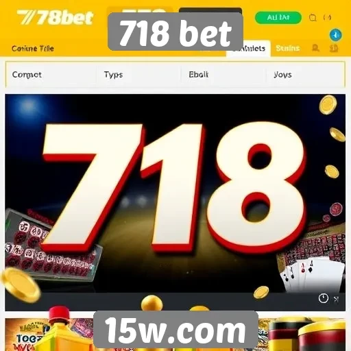 Promoções e bônus disponíveis na 718 bet